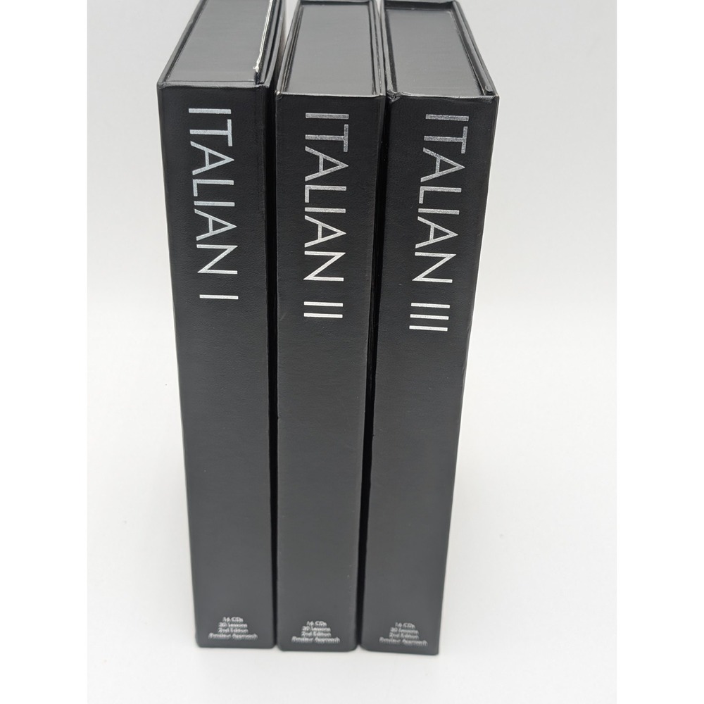 Pimsleur Approach Gold Edition Italian I II III (1,2,3) 48 Cd Set Excellent